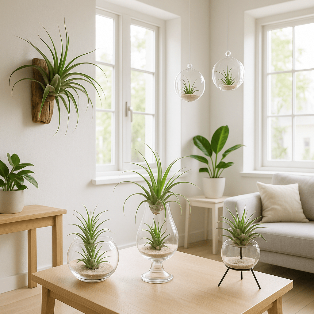 Dove posizionare le piante aeree o tillandsie: ambienti ideali e consigli pratici - SBAMGLASS