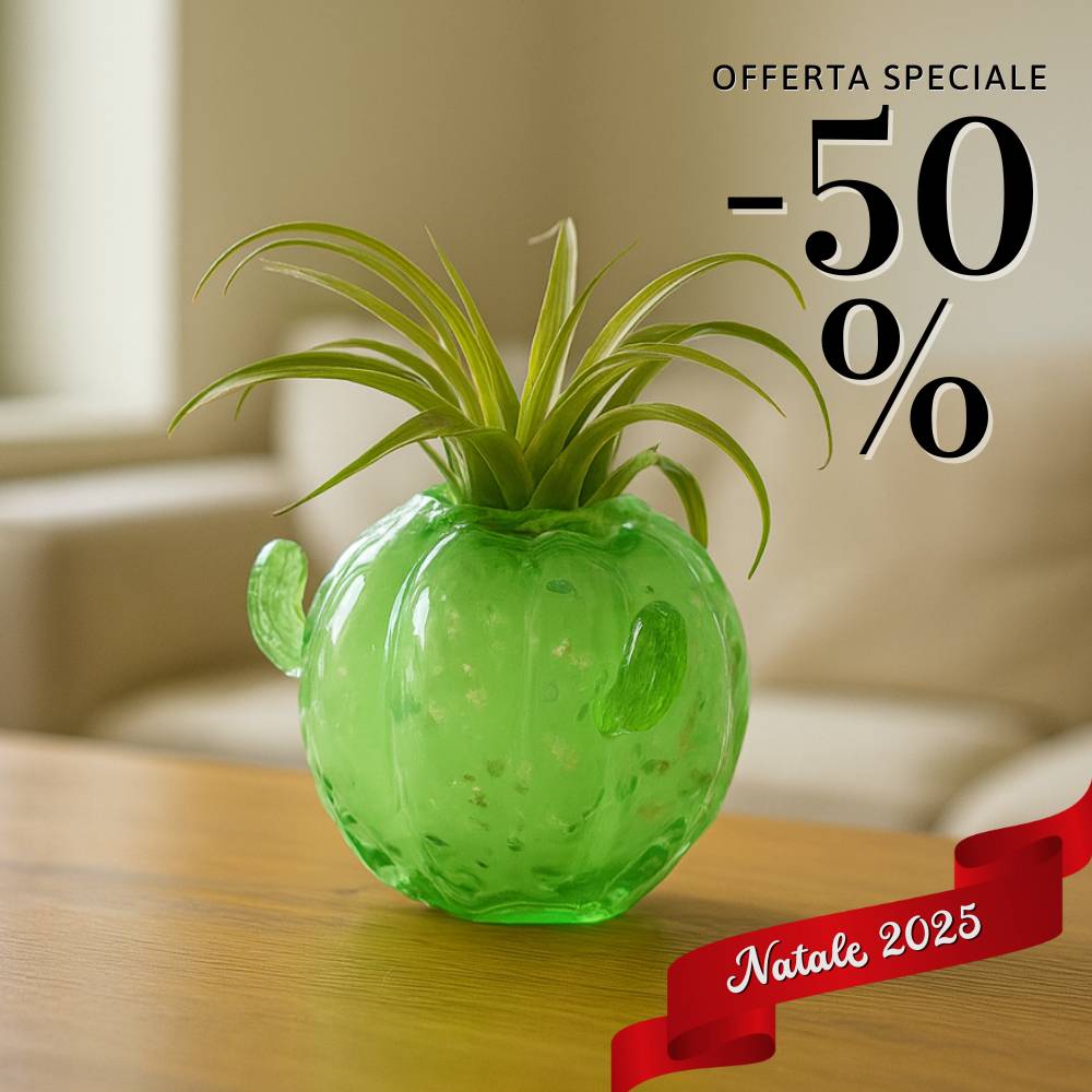 🎄 CACTUS - Porta pianta aerea - SBAMGLASS - Casa e giardino