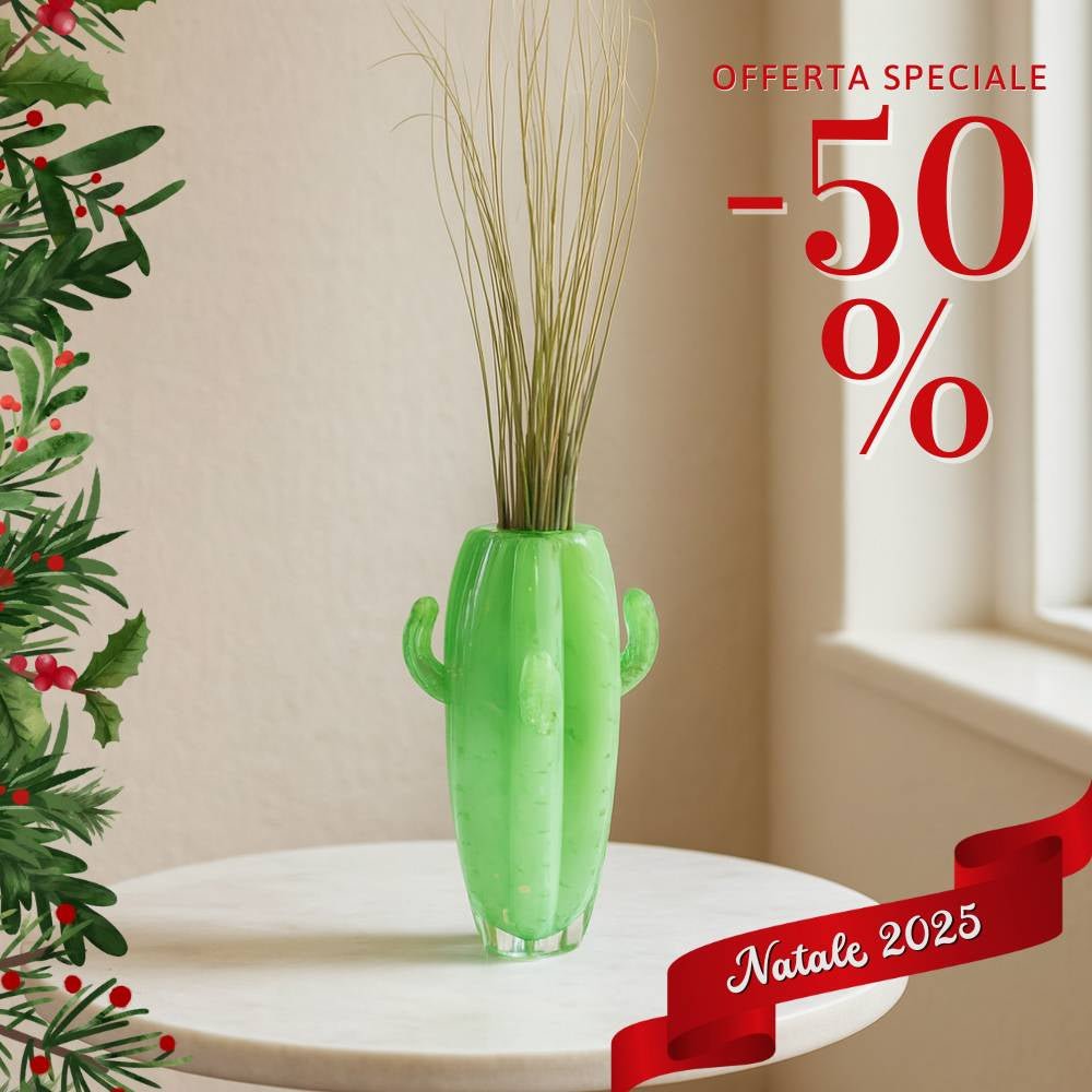 🎄 CACTUS - Porta pianta aerea - SBAMGLASS - Casa e giardino