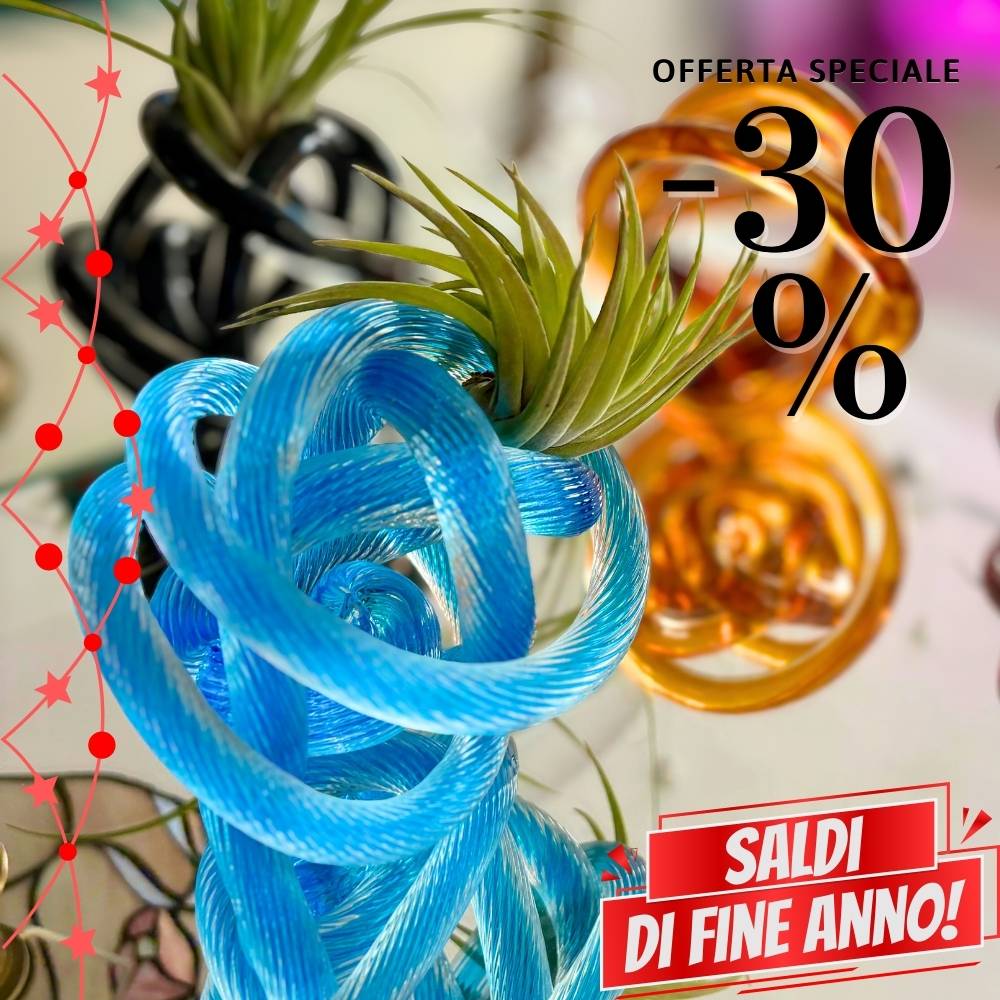 🌟 NODO DI VETRO - Regalalo a chi vuoi bene, Pianta in Omaggio!