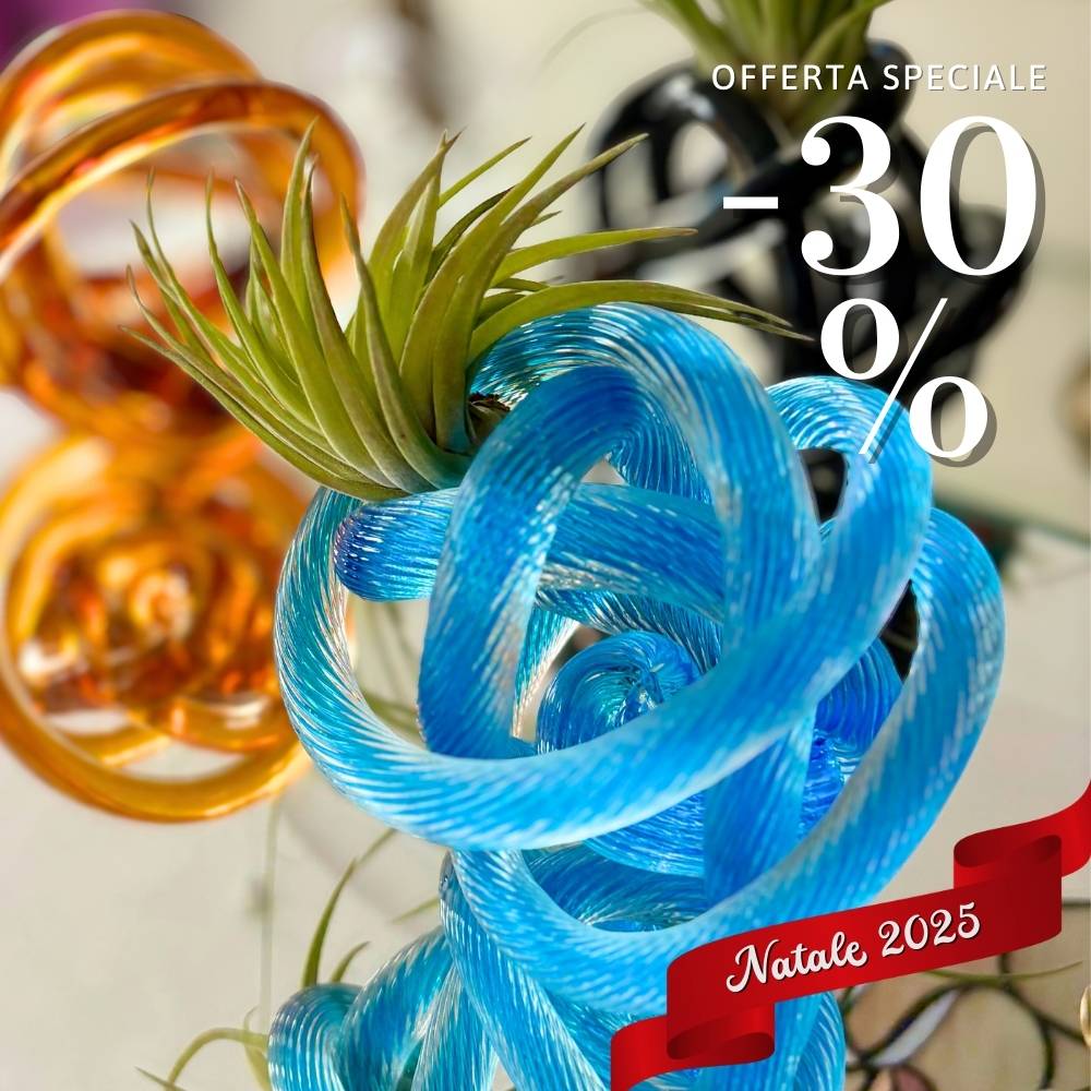🎄 NODO DI VETRO - Regalalo a chi vuoi bene - SBAMGLASS - Casa e giardino